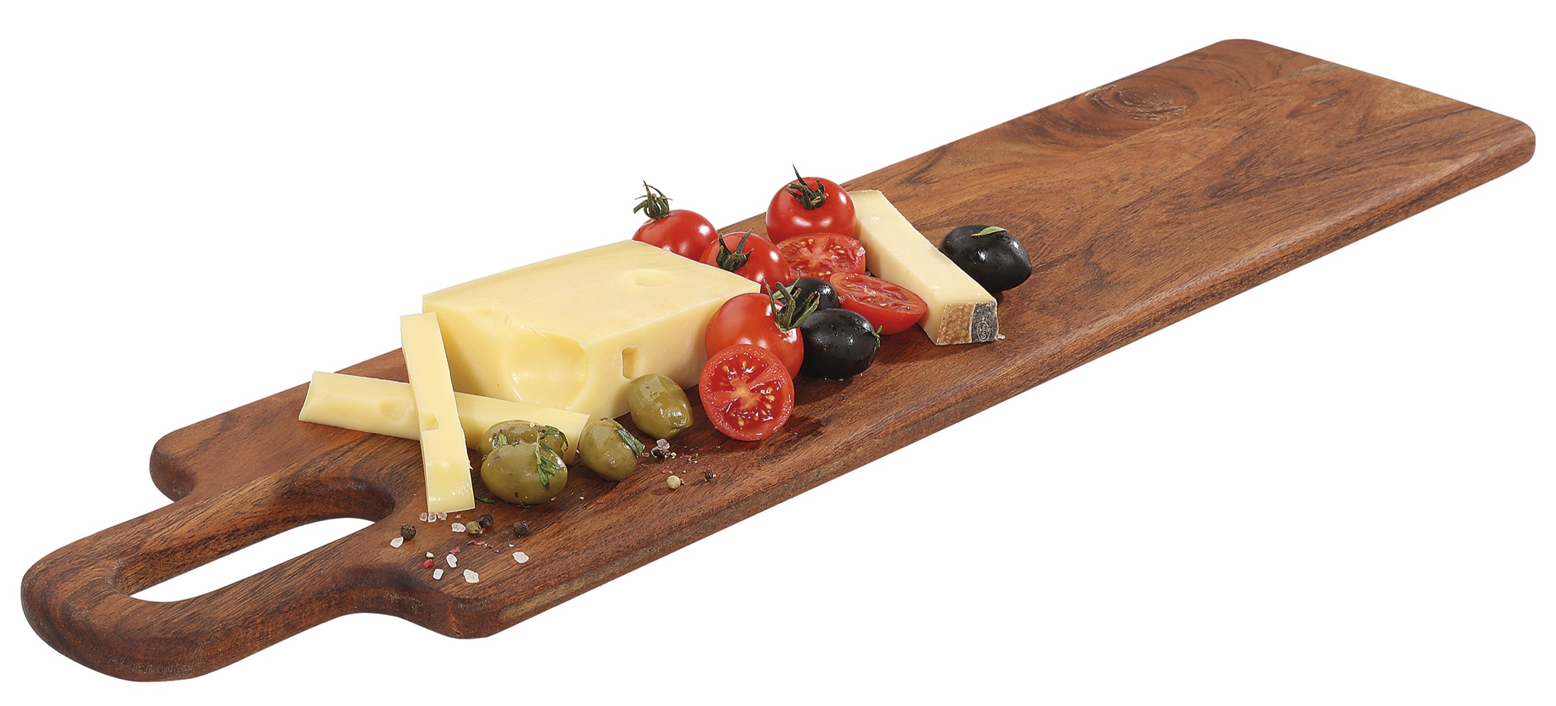 059298_ Dlouhé krájecí a servírovací prkénko z akátového dřeva o rozměrech 70x15x1,5 cm od špičkové německé značky Zassenhaus (4)